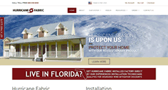 Desktop Screenshot of hurricanefabric.com